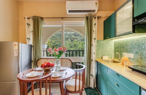 Mapusa Apartment | 1BR in North Goa Pool Gym Clubhouse Access