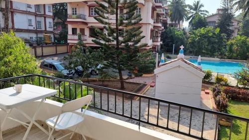 Calangute House | 2bhk 3bhk baga villa and aparment with pool with kitchen wakable to beach