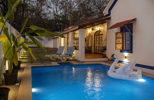 Assagao Villa | 3bhk Portuguese-style Villa w Pool Casa Aloma