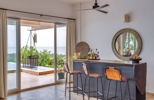 Morjim Villa | 7BHK Seaview Villa w/Infinity Pool & Ropeway Lift