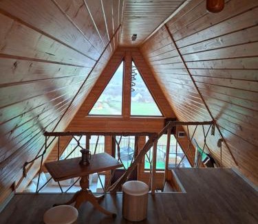 Agapia Ski Chalet | A frame iris