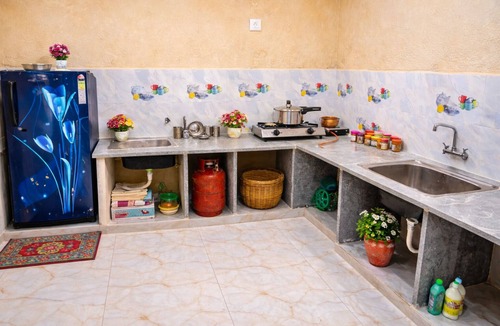 Jaipur District House | A Rustic Bamboo-Themed Farmhouse in Jaipur with Swimming Pool & Jacuzzi Escape