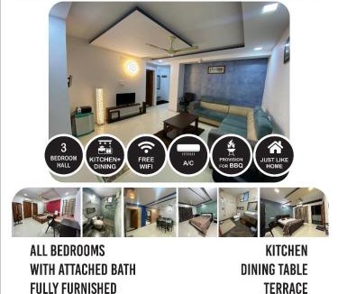 Bhatkal Apartment | AL-MANAL 305 Premium Room 5 beds