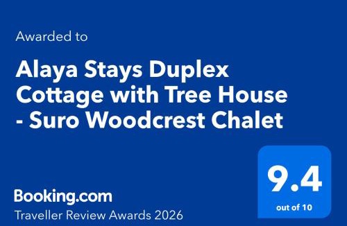 Kandaghat Villa | Alaya Stays Duplex Cottage with Tree House - Suro Woodcrest Chalet