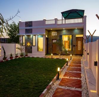 Bedla Villa | Alaya Stays Parvam Retreat 2-BHK Villa With Private Pool, Garden, Terrace & Aravali Hill Views