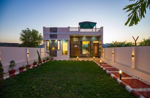 Bedla Villa | Alaya Stays Parvam Retreat 2-BHK Villa With Private Pool, Garden, Terrace & Aravali Hill Views