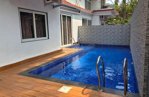 Nagoa Villa | Alaya Stays Villa Plume 4-BHK Pet-Friendly Villa with Private Pool and Sit Out Near Calangute Beach