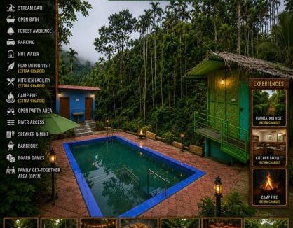Kottappadi part Hostel | Bambooleaf pool dormitory