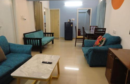 Ejipura Apartment | Blue Bliss 2 BHK with AC Wifi