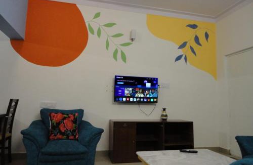 Ejipura Apartment | Blue Bliss 2 BHK with AC Wifi