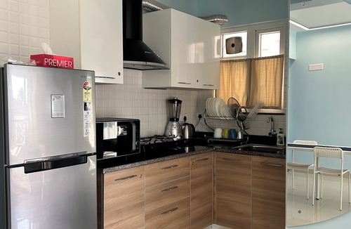 Kudal Apartment | BlueCouch- 1BHK w/pool & Sunset View Nr Vagator