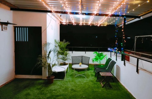 Sector 2 Apartment | BluO 1BHK HSR Layout - Balcony, Terrace Garden