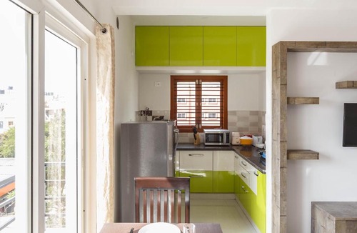 Sector 2 Apartment | BluO 1BHK HSR Layout - Terrace Garden, Balcony