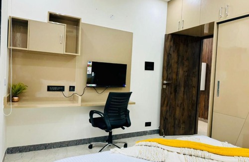 Gachibowli Apartment | BluO 3BHK Gachibowli - Kitchen, Lift, Parking