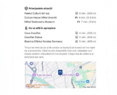 Iasi Apartment | Boutique Hotel Palas 500m Walking Distance