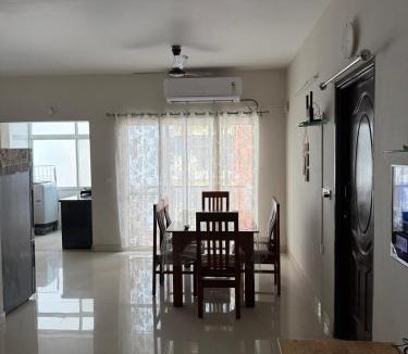 Adyar Apartment | Bright & Airy 2BHK Apartment - Fully AC, Wi-Fi & Parking