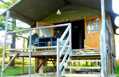 Bouvet Island House | Campsite Quercy Vacances* - 3-room cabin on stilts for 4/6 people