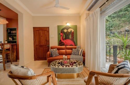 Siolim House | Casa Superfly 2BHK with Rooftop Jacuzzi & Terrace Deck Excellent Location Boilermaker Thalassa