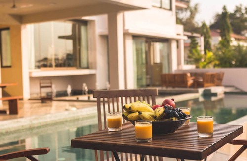 Pilerne Industrial Estates Villa | Cliffhouse by Hireavilla -5br w Pvt Pool in Saipem