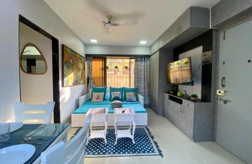 Ranwar Apartment | ConnektHomes - Saba heritage Charming Apartment in Bandra West