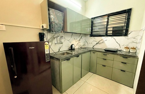 Indore Apartment | Cozy 1-bedroom apartment in charming Indore with AC