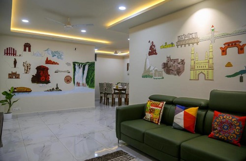 Gachibowli Apartment | Delightful 3 Bed holiday home with AC Near US Embassy, Gachibowli