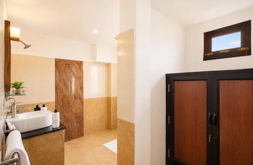 Dhela Villa | Dhela Jungle Retreat Pet-Friendly 2BHK 5 suites in a mini resort with Pool near Jhirna Safari Zone