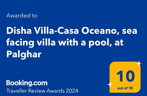 Tarapur Villa | Disha Villa-Casa Oceano, sea facing villa with a pool, at Palghar