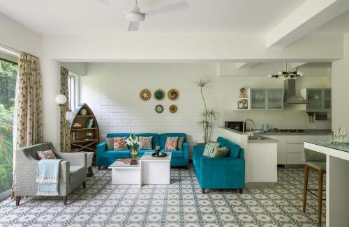 Assagao Apartment | El Rocio by The Blue Kite - 2BHK Apartments in Assagao with Common pool, Free Parking, 8 min away from Vagator Beach