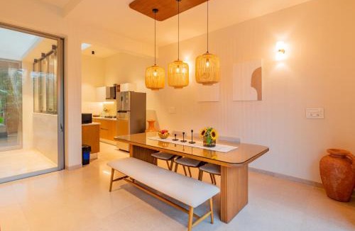 Chapora Villa | ELIVAAS 3 BHK with Pvt outdoor Pool - Mirai Gemini