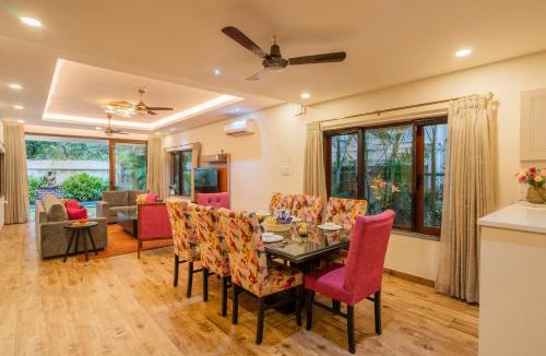 Siolim Villa | ELIVAAS 4 BHK with Pvt & Outdoor Sitting Area - Anasa