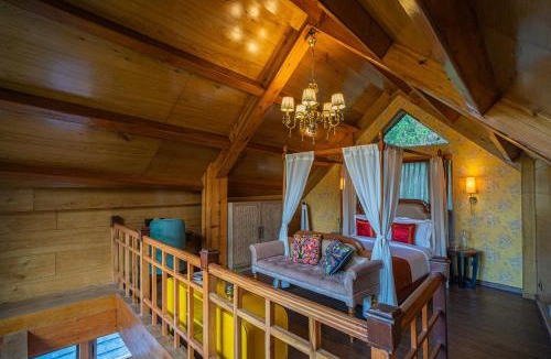 Shyamkhet Villa | ELIVAAS Blushing Pines 3 BHK With Attic and Classy Interiors
