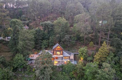 Shyamkhet Villa | ELIVAAS Blushing Pines 3 BHK With Attic and Classy Interiors