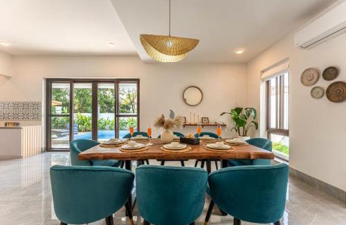 Siolim Villa | ELIVAAS Casa Del Mundo With Pvt Pool, Bar, Lift & Scenic Hill Vistas