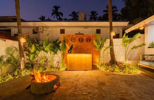 Morjim Villa | ELIVAAS House of Neptune 1 bhk Boutique Hut on the Beach