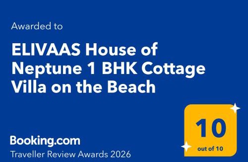 Morjim Villa | ELIVAAS House of Neptune 1 bhk Boutique Hut on the Beach