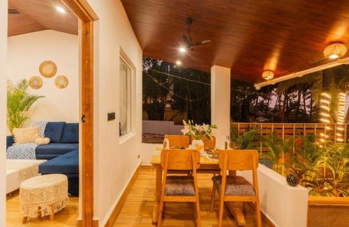 Morjim Villa | ELIVAAS House of Neptune 1 bhk Boutique Hut on the Beach