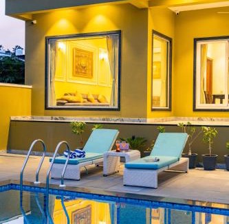 Udaipur Villa | ELIVAAS LakeMount 2-BHK Getaway with Private Pool, Open-Air Gazebo & Terrace At Fatehsagar Lake