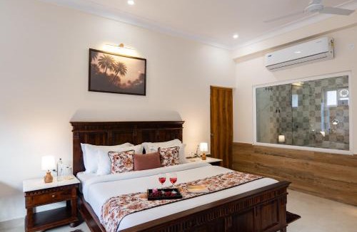 Bedla House | ELIVAAS Mandovar Mountain Valley Retreat Pet-friendly Suite Room with Shared Pool, Garden, Restaurant & Hill Views