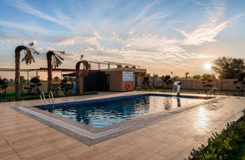 Jaipur Villa | ELIVAAS Nirvana Farms 5-BHK Farmhouse with Private Pool, Lounge Area and Garden