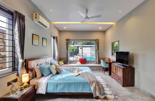 Bedla Villa | ELIVAAS Radhyam Luxe 2BHK Villa with Pvt Pool