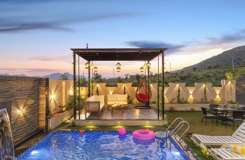 Bedla Villa | ELIVAAS Shreya Blossom 4 BHK With Pool