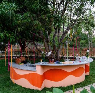 Narasapura Villa | ELIVAAS Signature Tanira Farms Moonrise Pet- friendly Igloo Cottage with Pool, Bar and Garden