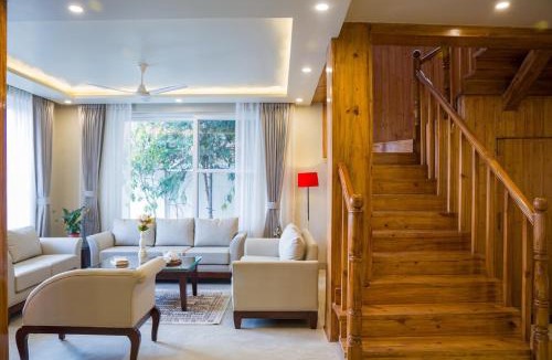 Nainital Villa | ELIVAAS Signature Twin Chalets 4 BHK Escape with Valley-facing Lawn near Nainital
