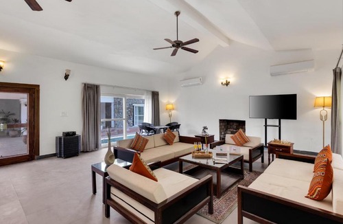 Faridabad Villa | ELIVAAS The Aravalli Reserve The Isley Pet-Friendly Villa with Pool, Gazebo and Sit Out