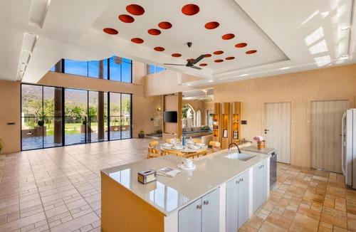 Village Hokra Villa | ELIVAAS Tuscan Villa Pet-Friendly with Pvt Pool and Lawn