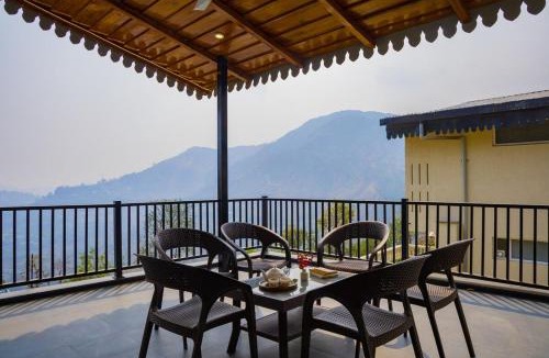 Nainital Villa | ELIVAAS Twin Chalets 4 BHK Escape with Valley-facing Lawn near Nainital