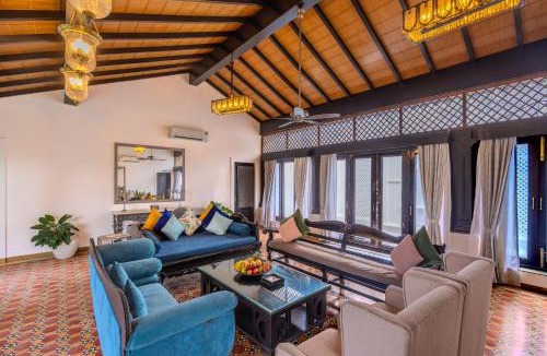 Pilerne Industrial Estates Villa | ELIVAAS Villa Seine Indo-Portuguese 3-BHK villa with a Kid's Room, Private pool Near Candolim Beach