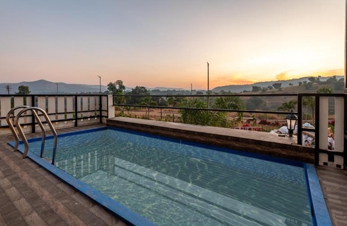Igatpuri Villa | ELivaas White House 3 BHK Villa With panoramic Hill Views, Glass Room, Outdoor Pool & Dam nearby