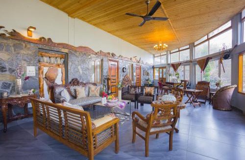 Bhediyana Villa | ELIVAAS Zephyr Sierra - 2 BHK Hillside Retreat With Common Pool, Gym & Restaurant